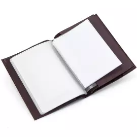 Обложка для документов "Символ" с серебряной накладкой